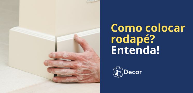 como colocar rodapé