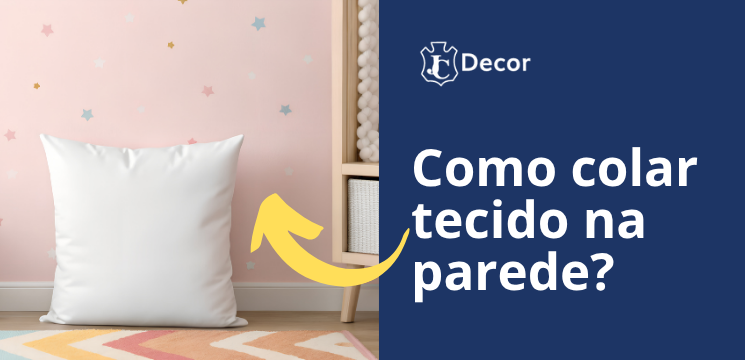 Como colar tecido na parede