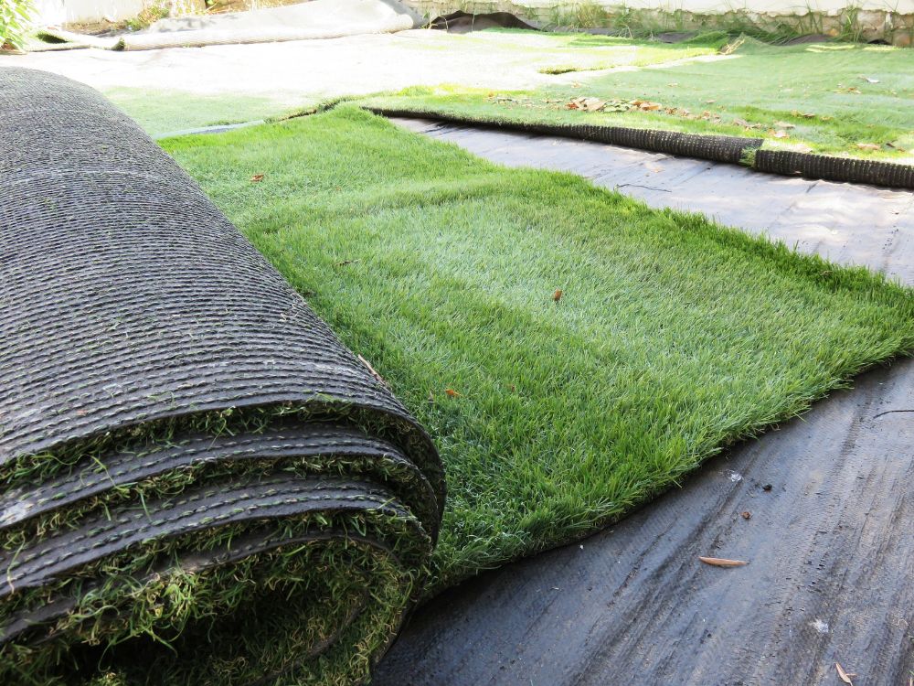 como cuidar de grama sintética