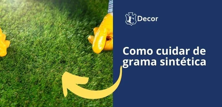 como cuidar de grama sintética