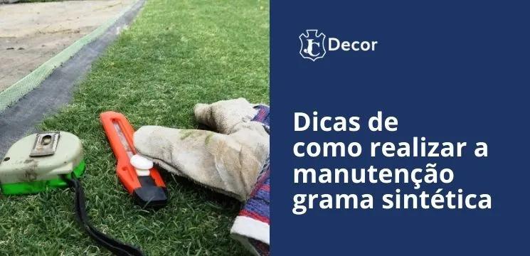 manutenção grama sintética