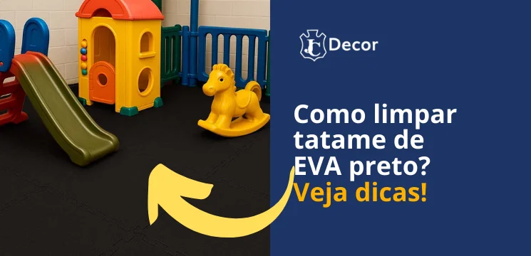 Como limpar tatame de eva preto