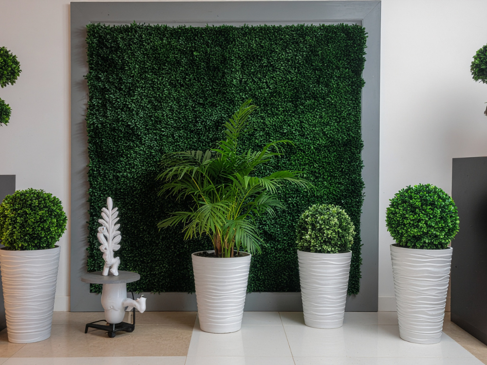 Jardim vertical na varanda