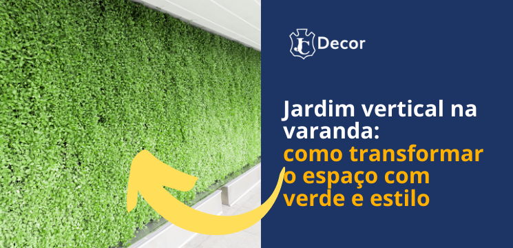 Jardim vertical na varanda