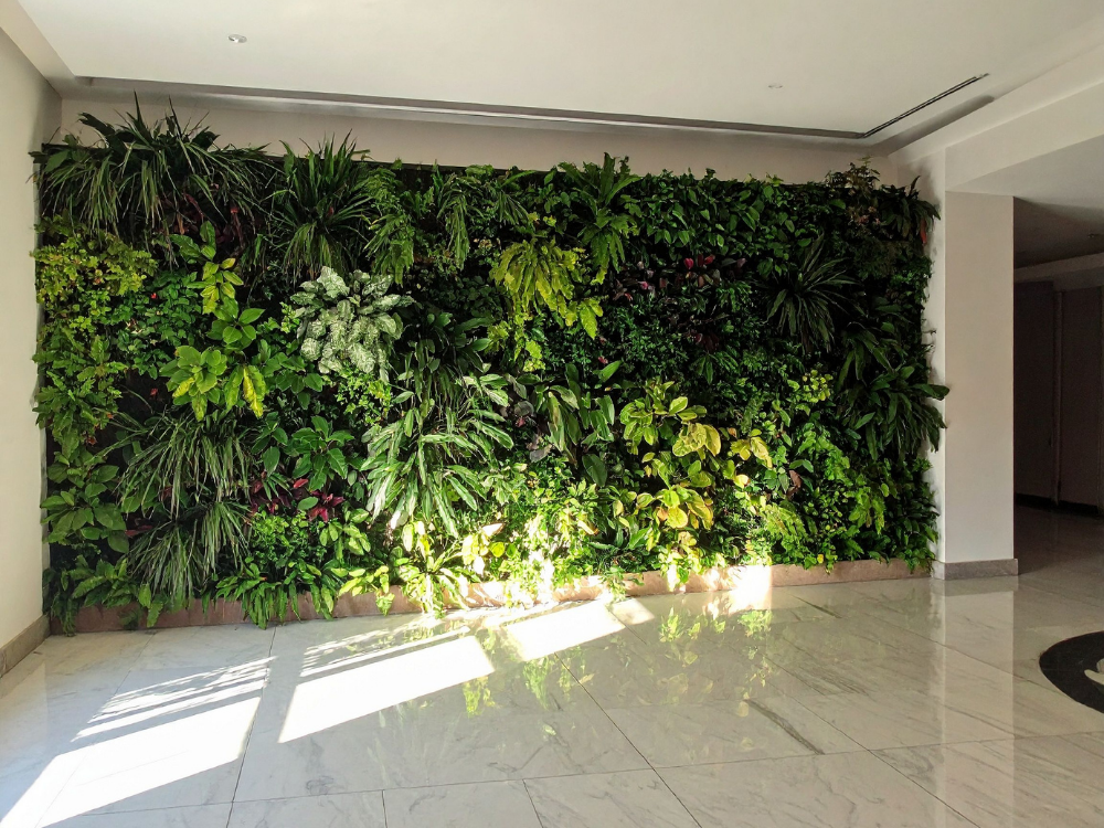 Jardim vertical na varanda