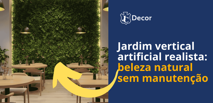 Jardim vertical artificial realista