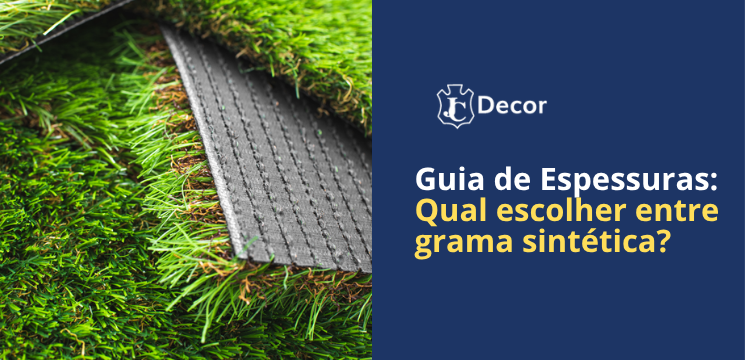 guia de espessuras da grama sintética